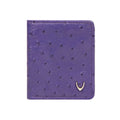 Bartoli W3 Blue Leather Bi-Fold Wallet