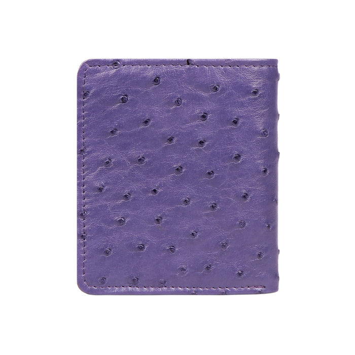 Bartoli W3 Blue Leather Bi-Fold Wallet