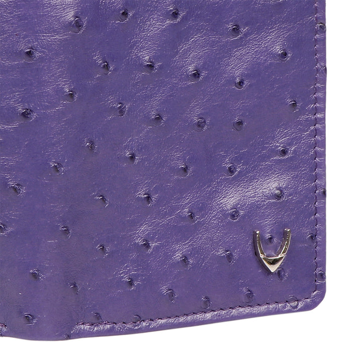 Bartoli W3 Blue Leather Bi-Fold Wallet