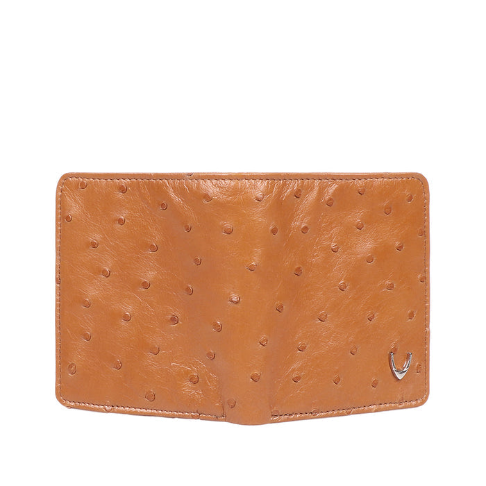 Bartoli W3 Tan Leather Bi-Fold Wallet