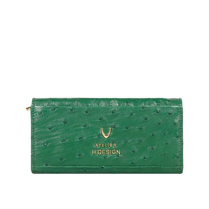 Bartoli W4 Green Leather Sling Wallet
