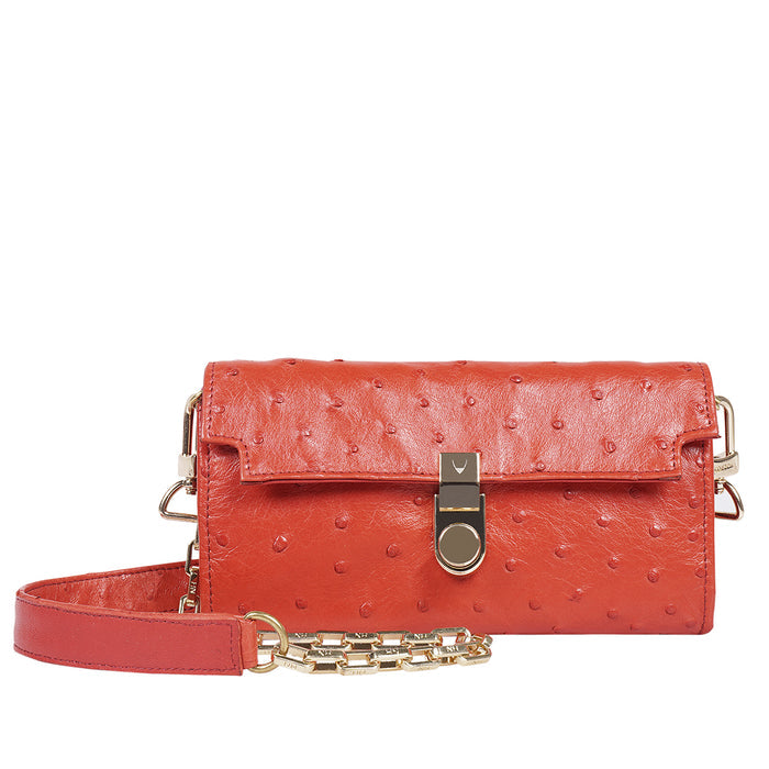 Bartoli W4 Red Leather Sling Wallet