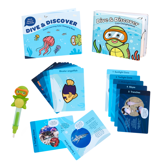 Battat - Ocean Learning Colour Changing Book Set