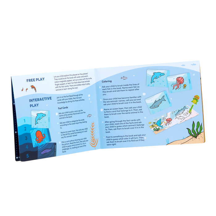 Battat - Ocean Learning Colour Changing Book Set