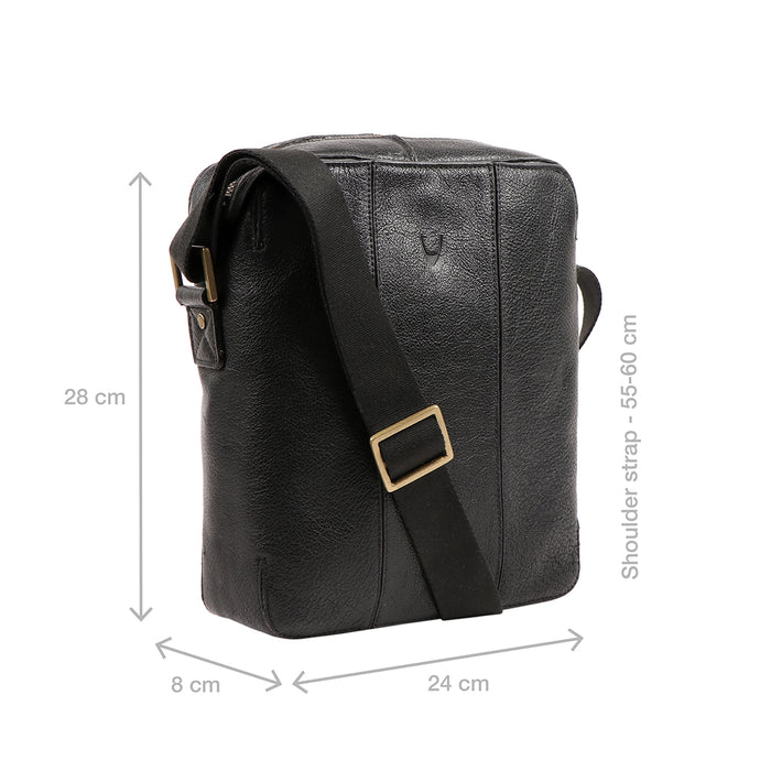 Bawa 01 Black Leather  Crossbody