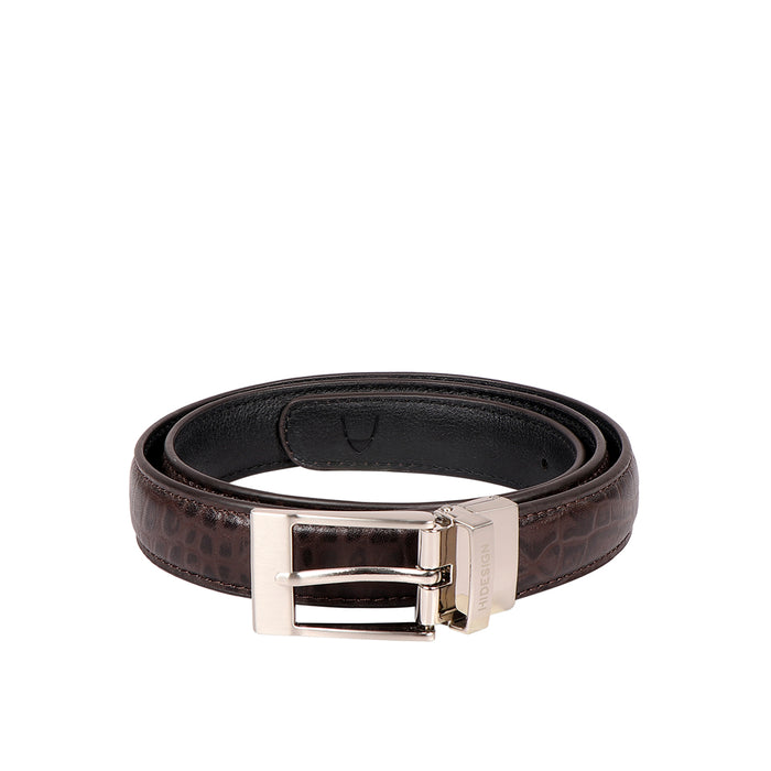 Be2201 Men's Brown Reversible Leather Belt
