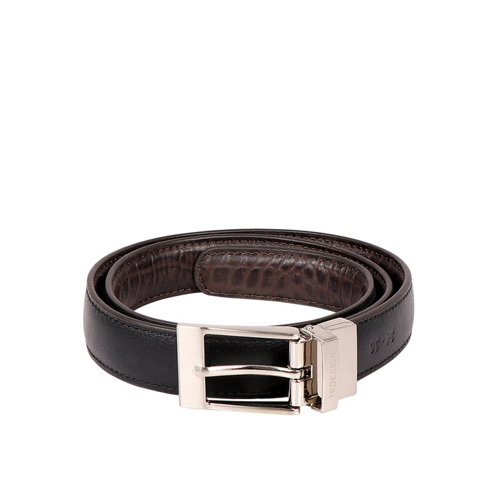 Be2201 Men's Brown Reversible Leather Belt