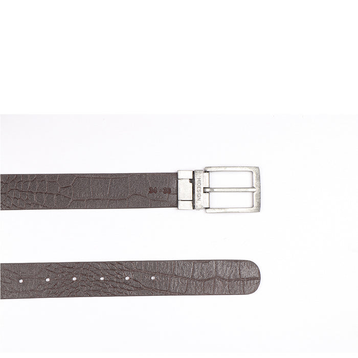 Be2202 Men's Tan Reversible Leather Belt