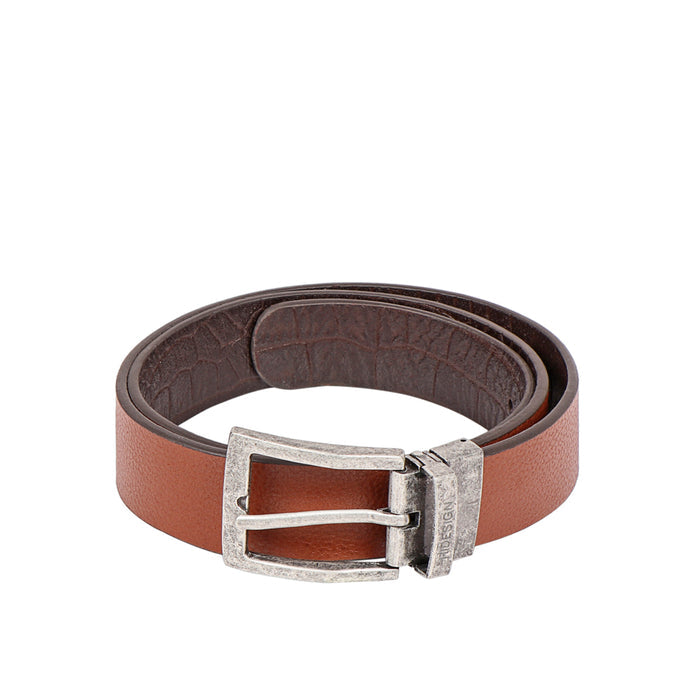 Be2202 Men's Tan Reversible Leather Belt