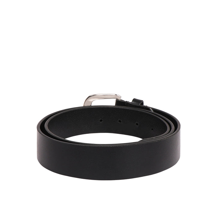 Be2205 Men's Black Non Reversible Leather Belt