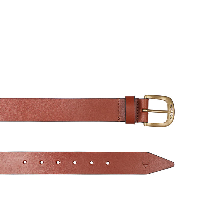 Be2205 Men's Tan Non Reversible Leather Belt