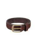 Be2206 Men's Brown Non Reversible Leather Belt