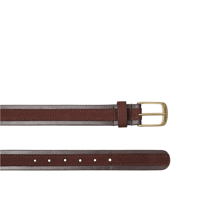 Be2206 Men's Brown Non Reversible Leather Belt