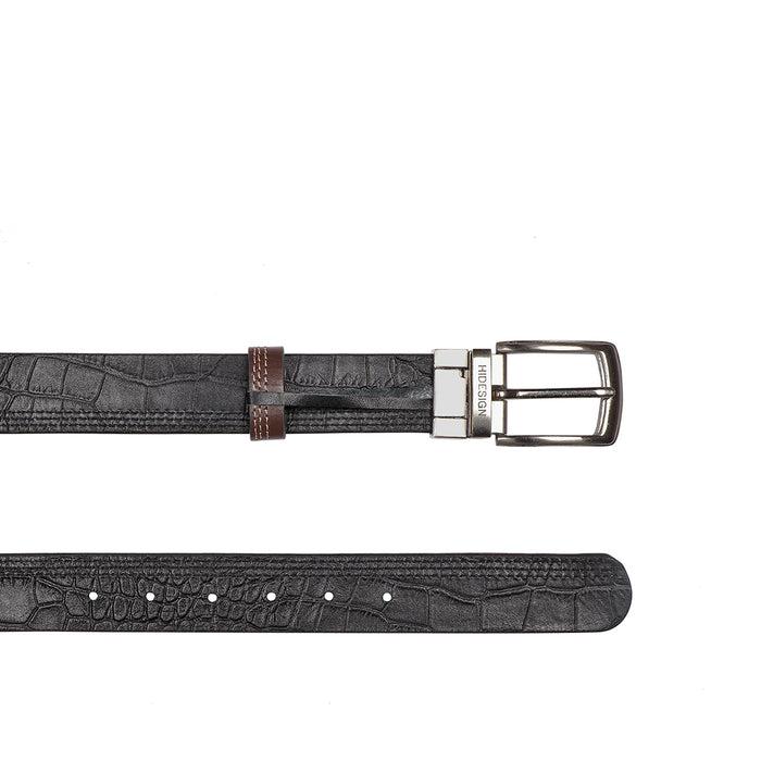 Be2207 Men's Brown Reversible Leather Belt