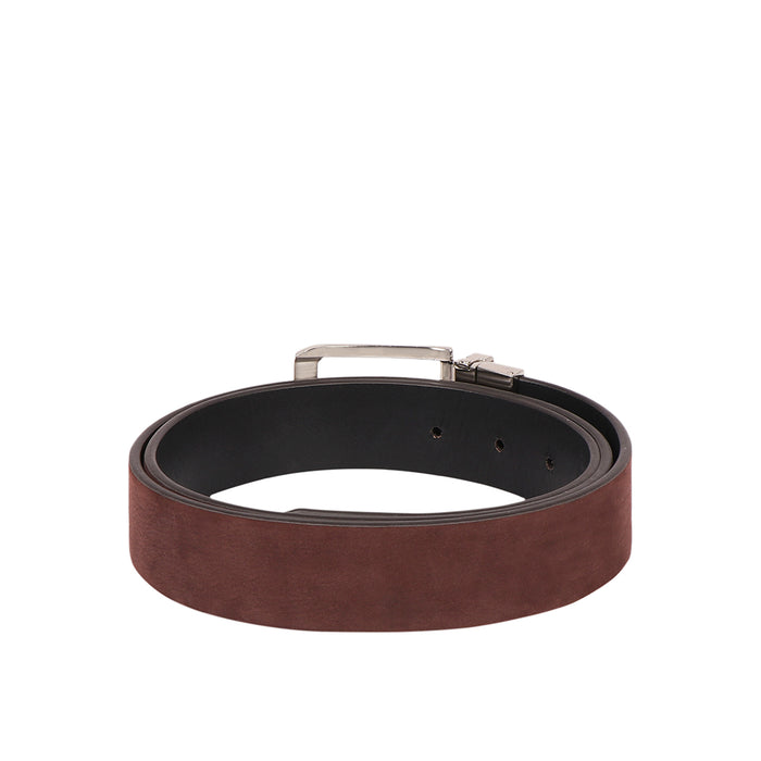 Be2208 Men's Brown Reversible Leather Belt