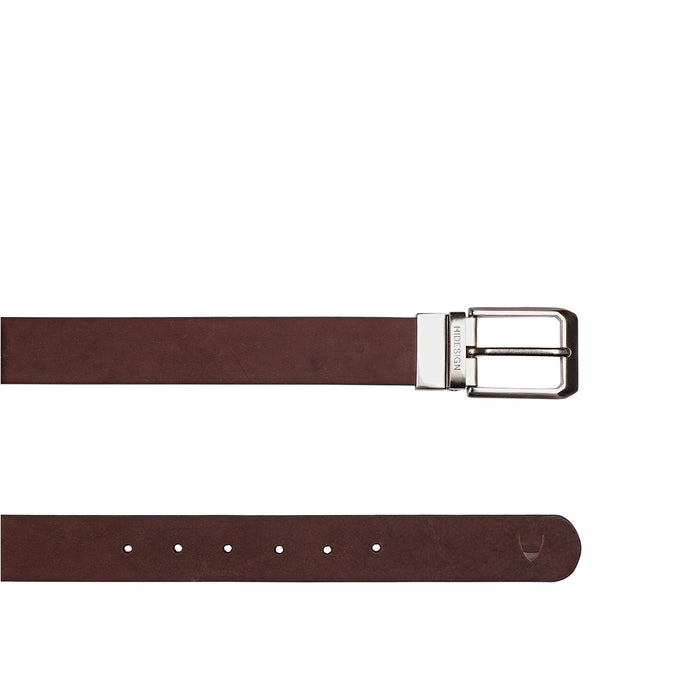 Be2208 Men's Brown Reversible Leather Belt