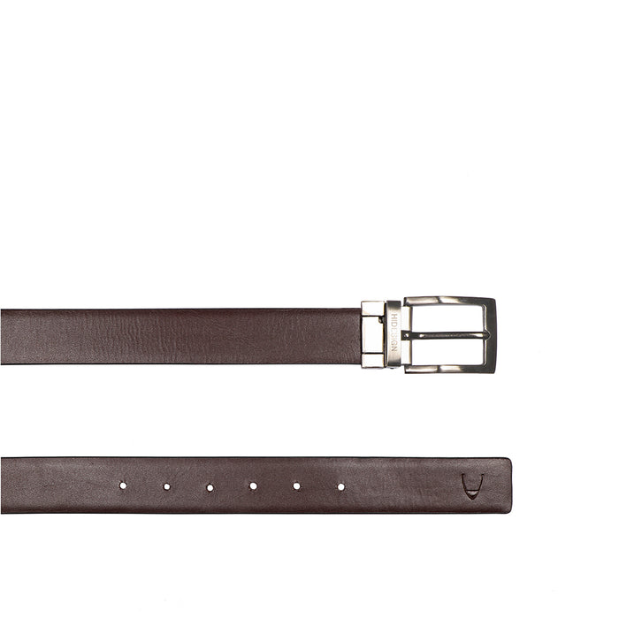 Be2209 Men's Black Reversible Leather Belt
