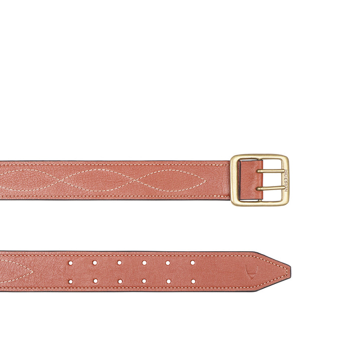 Be2214 Men's Brown Reversible Leather Belt