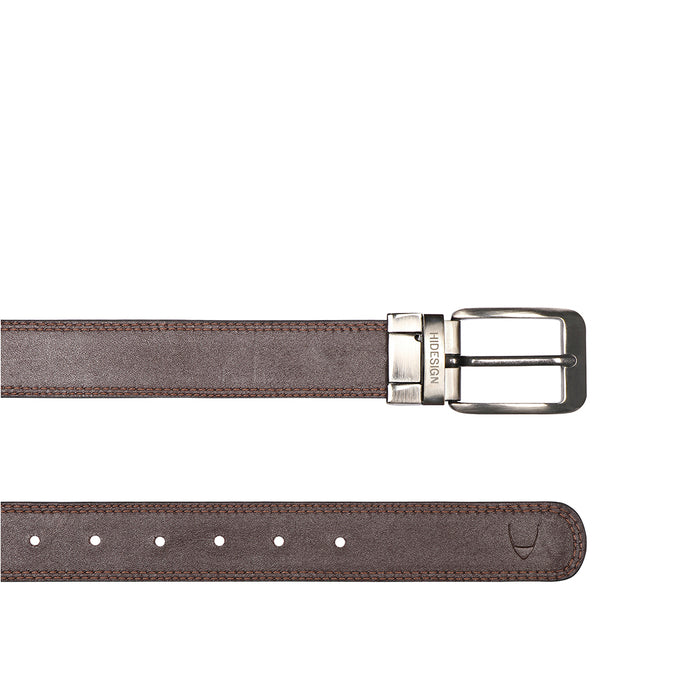 Be2218 Men's Black Reversible Leather Belt