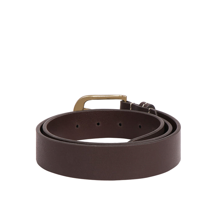 Be2219 Men's Brown Non Reversible Leather Belt