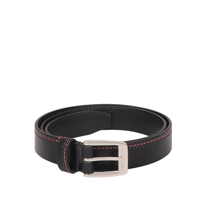 Be2221 Men's Black Non Reversible Leather Belt