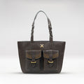 Bedouin - 04 Green Leather Tote Bag