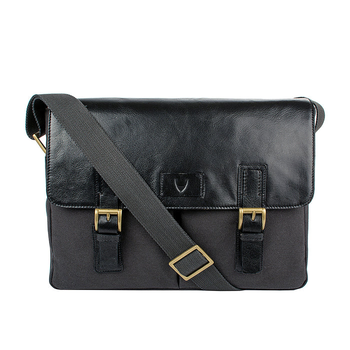Bedouin 02 Bb002 Black Canvas Messenger Bag