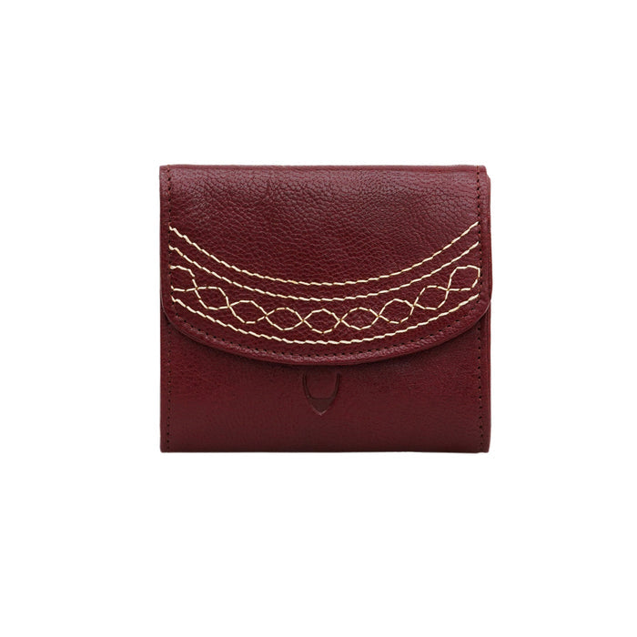 Bedouin W1 Red Leather Bi-Fold Wallet