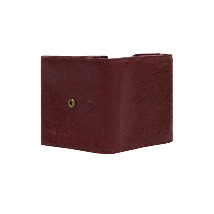Bedouin W1 Red Leather Bi-Fold Wallet