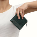 Bedouin W2 Green Leather Bi-Fold Wallet