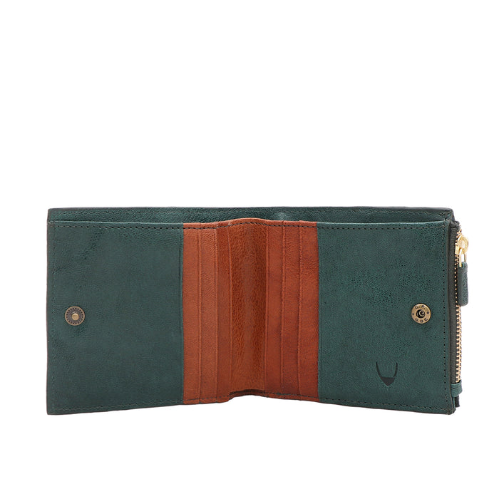 Bedouin W2 Green Leather Bi-Fold Wallet