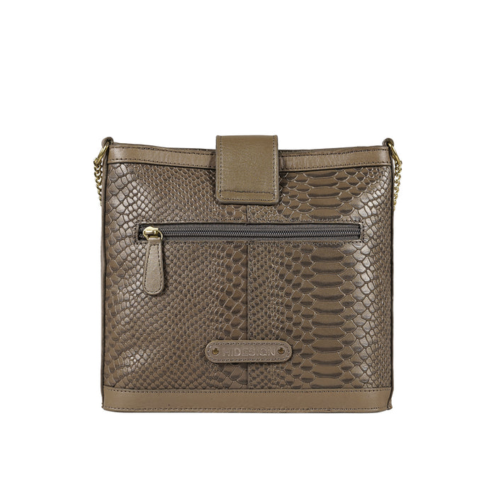 Belinda Silver Leather Sling Bag