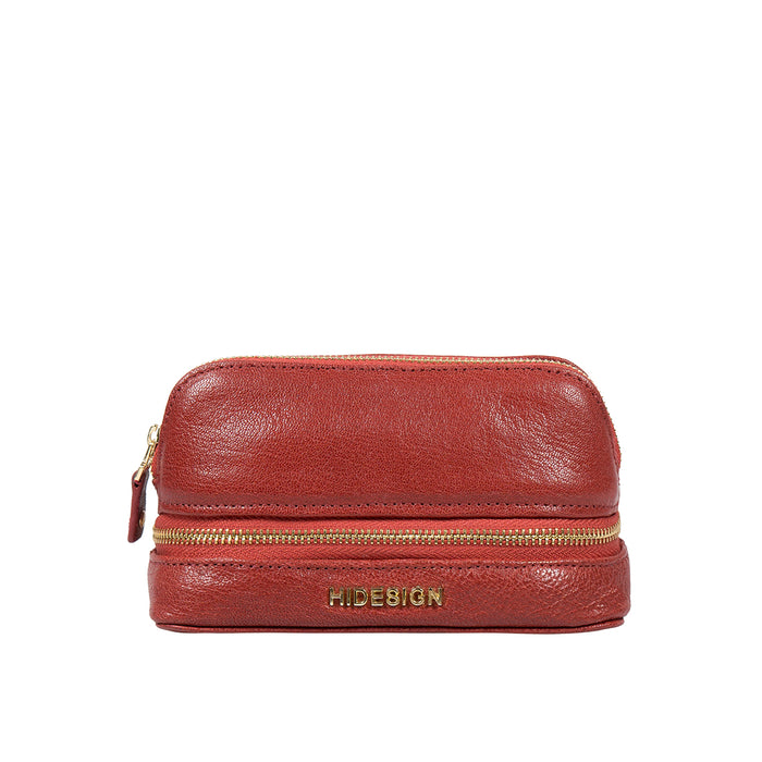 Bella Red Leather Jewellery Organiser