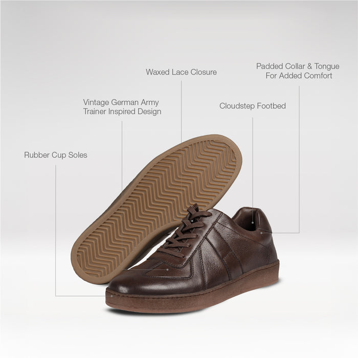 Belmond 01 Women's Brown Leather Sneakers