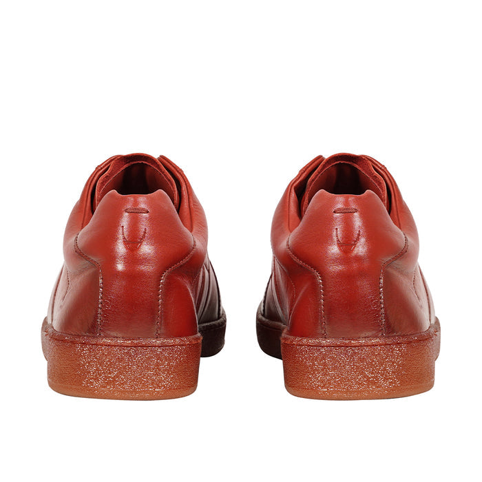 Belmond 01 Women's Red Leather Sneakers