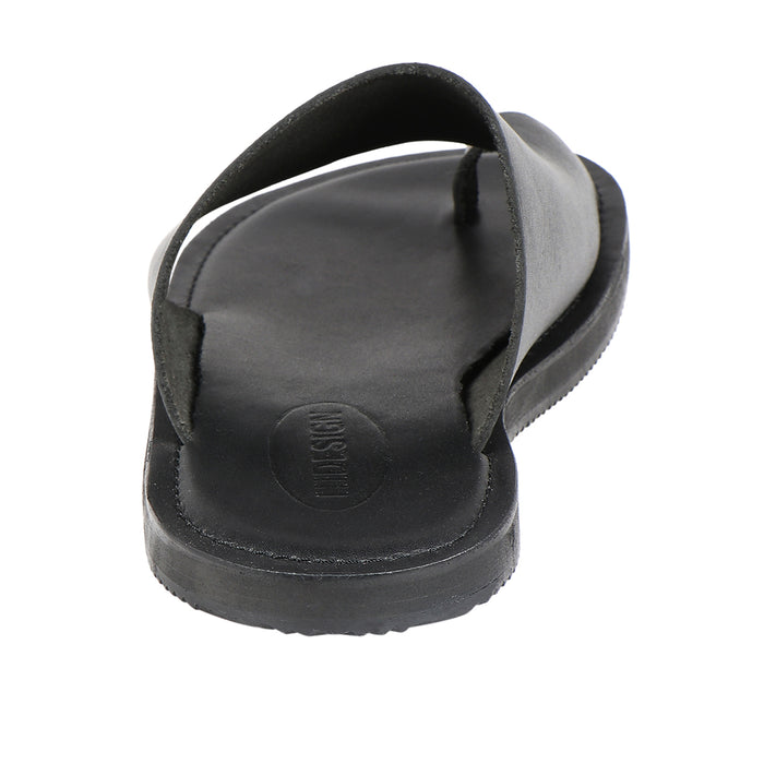 Ben Men's Black Leather Flats