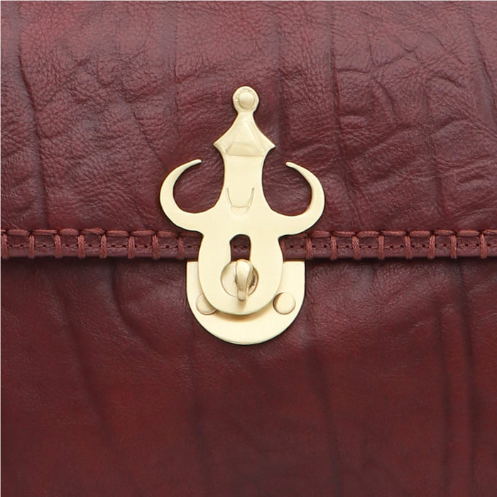 Berber - 03 Marsala Leather Shoulder Bag