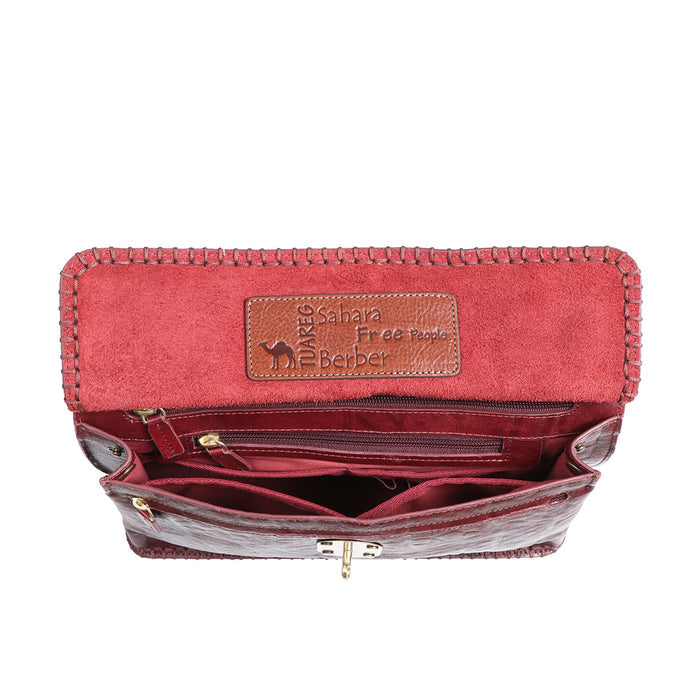 Berber - 03 Marsala Leather Shoulder Bag