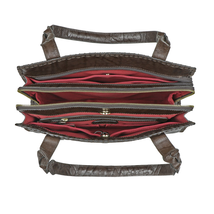 Berber - 04 Brown Leather Shoulder Bag