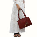Berber - 04 Marsala Leather Shoulder Bag