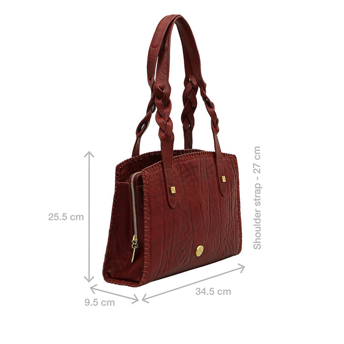 Berber - 04 Marsala Leather Shoulder Bag