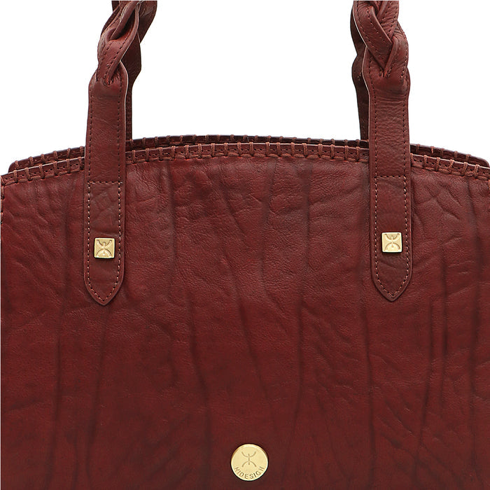Berber - 04 Marsala Leather Shoulder Bag