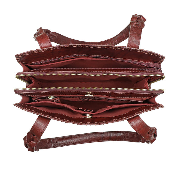 Berber - 04 Marsala Leather Shoulder Bag