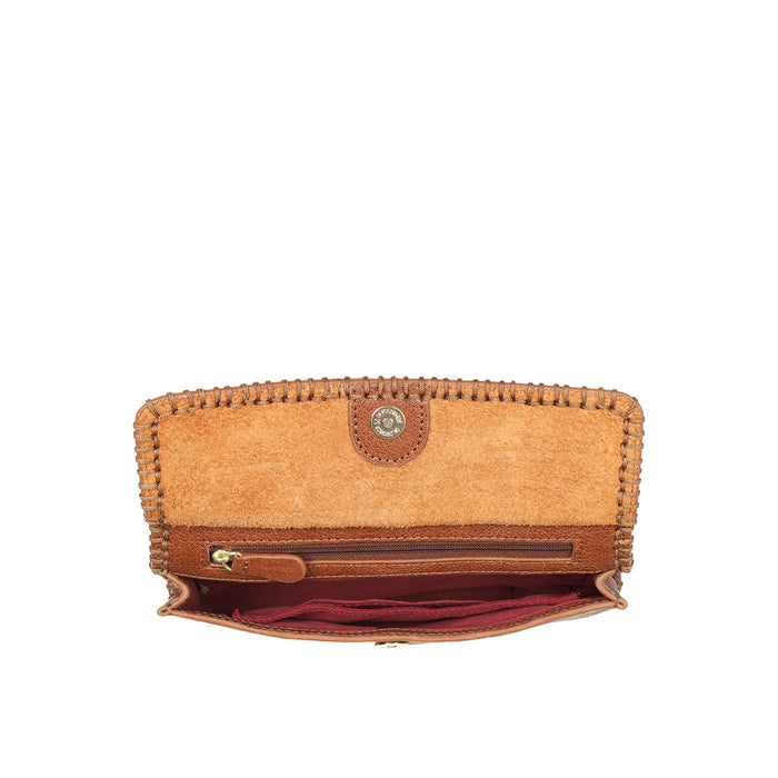 Berber W1 Tan Leather Sling Wallet