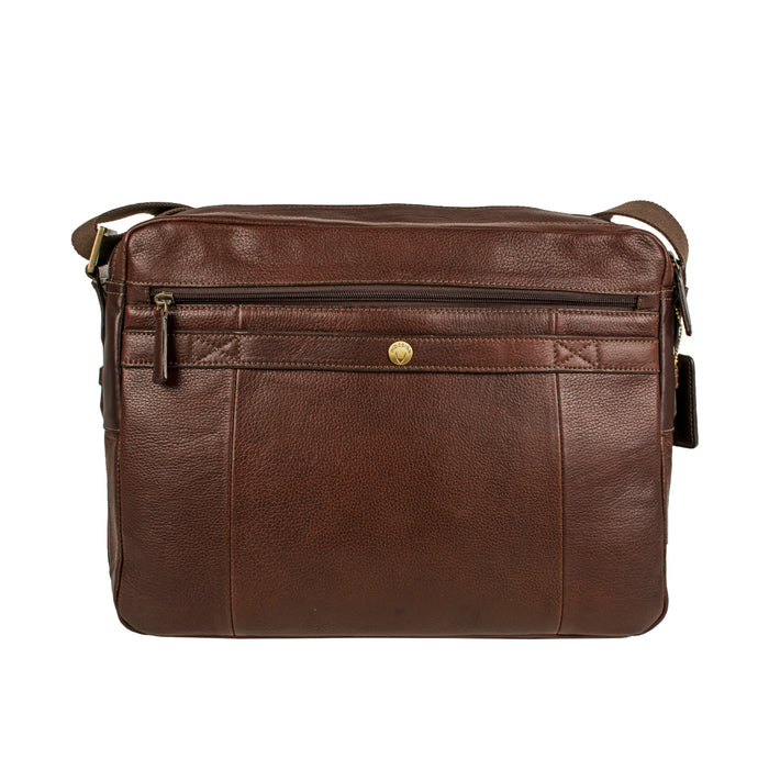 Bertoia 05 Brown Leather  Crossbody