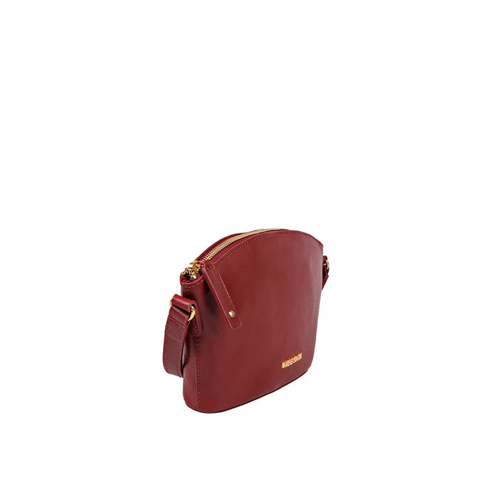 Beth 03 Red Leather Crossbody