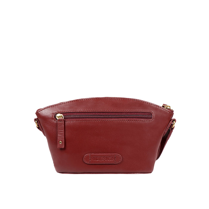Beth 03 Red Leather Crossbody