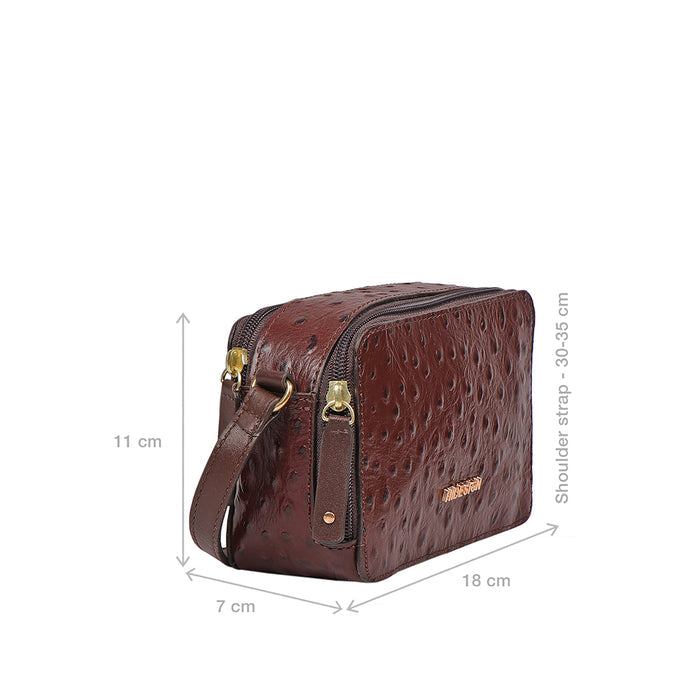 Beth 05 Brown Leather Crossbody