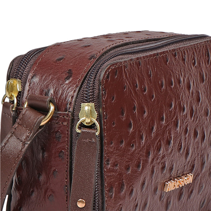 Beth 05 Brown Leather Crossbody