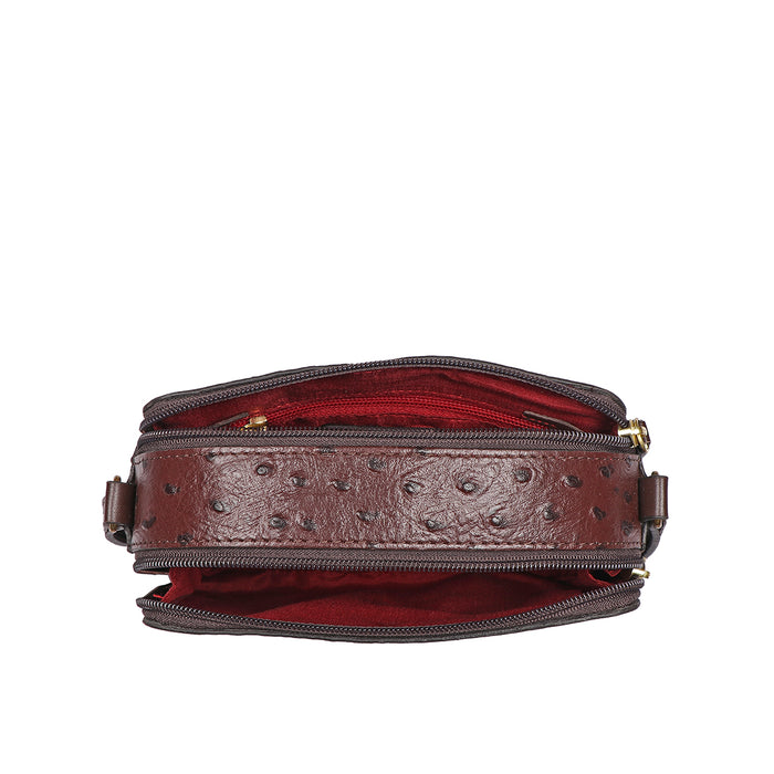 Beth 05 Brown Leather Crossbody